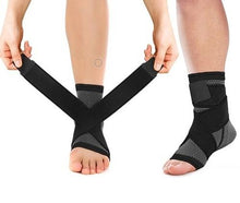 Load image into Gallery viewer, Ankle Brace - Compression Support Sleeve - Adjustable Stabilizer Straps