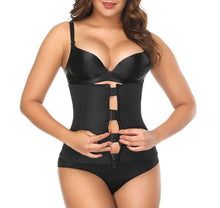 Load image into Gallery viewer, Plus Size Clip & Zip Waist Trainer - Triple Hook and Zippered Body Shaper!