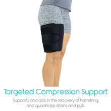 Load image into Gallery viewer, Thigh Compression Sleeve - Quad, Hamstring, Groin Support ~ Targeted Relief!