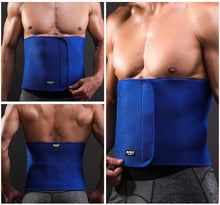 Load image into Gallery viewer, Men&#39;s Fat Loss Sweat Belt - Stomach Trimming Waist Trainer!
