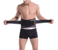 Load image into Gallery viewer, Lumbar Back Brace -  w/ Dual Sided Adjustable Compression Straps
